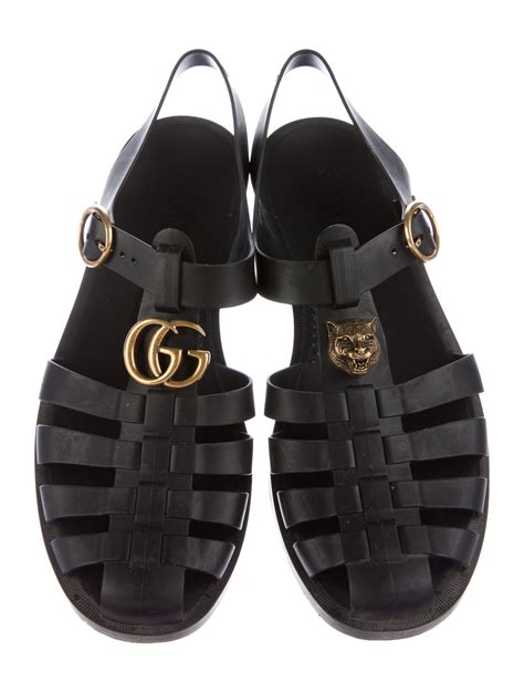 sandalias gucci clon|gucci rubber sandals.